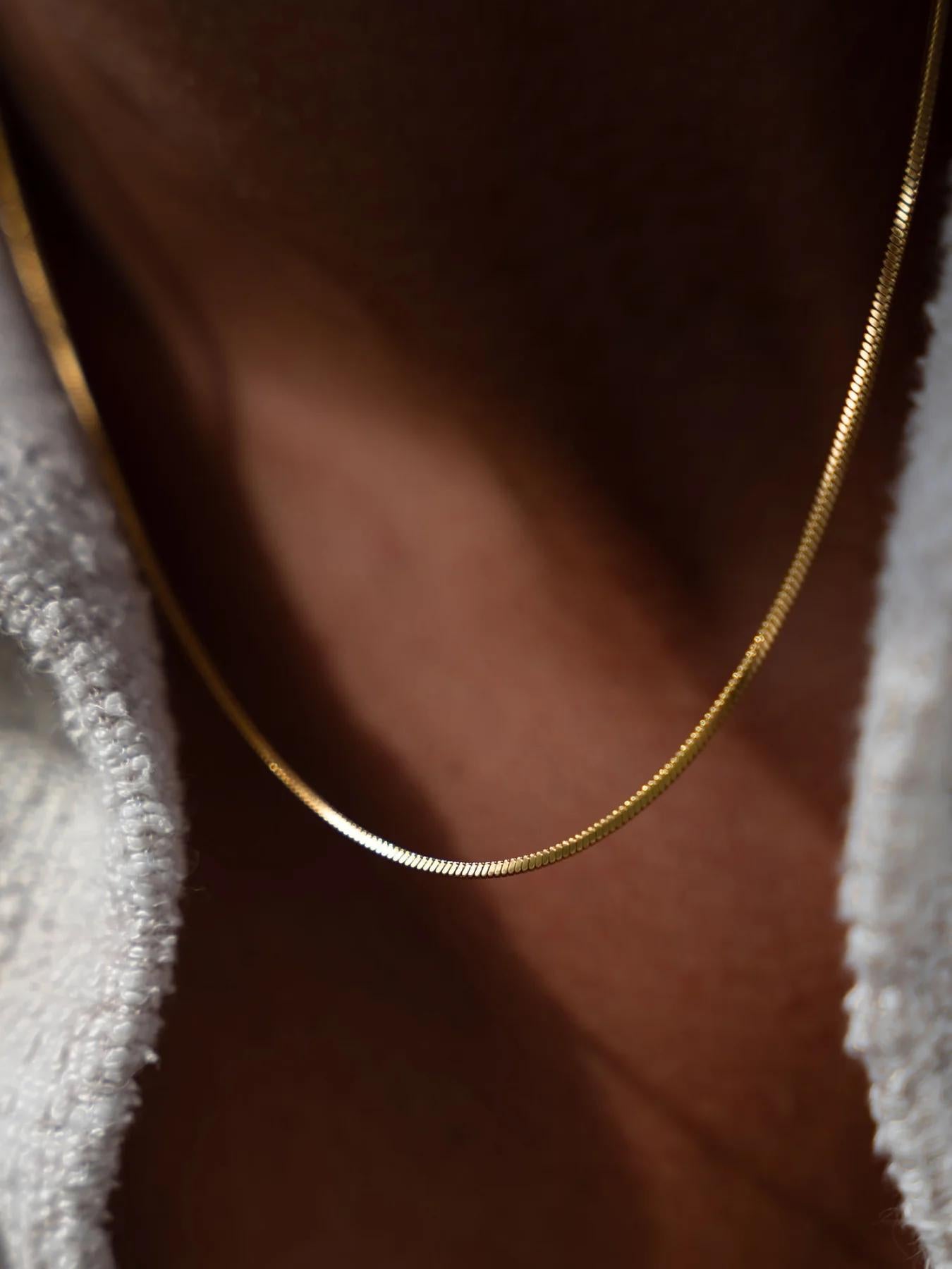 The Octa Necklace (gold plated)
