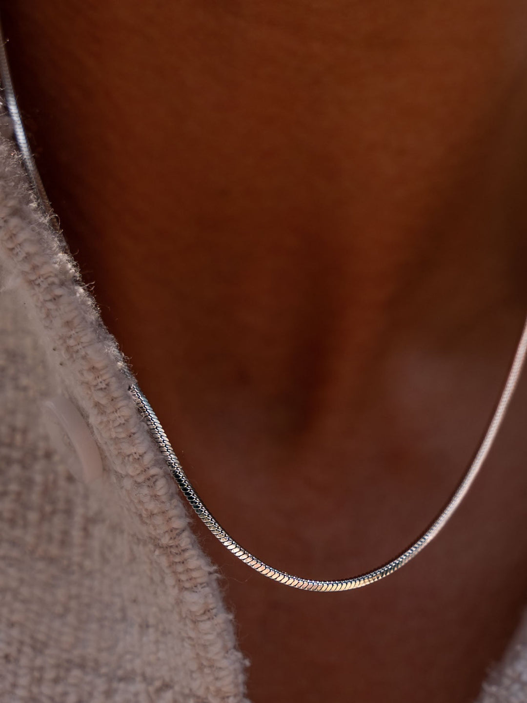 The Octa Necklace (silver plated)
