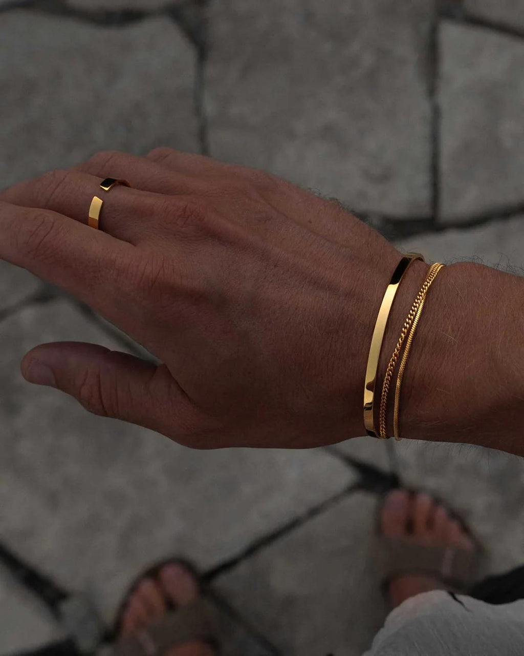 CUFF ARMBAND (GULDPLÄTERAT)