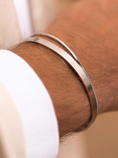 CUFF ARMBAND (SILVERPLÄTERAT)